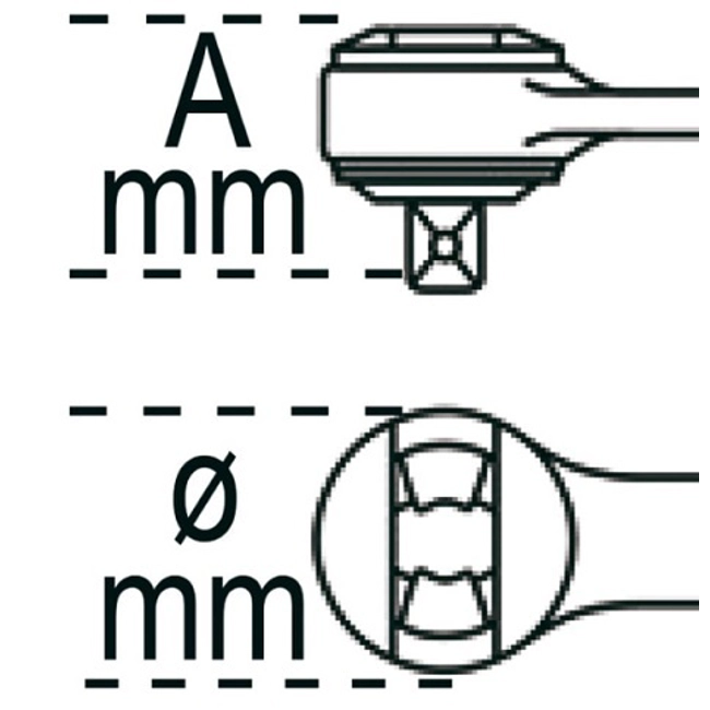 Vendita online Chiave dinamometrica a scatto Zero-Reset art.666